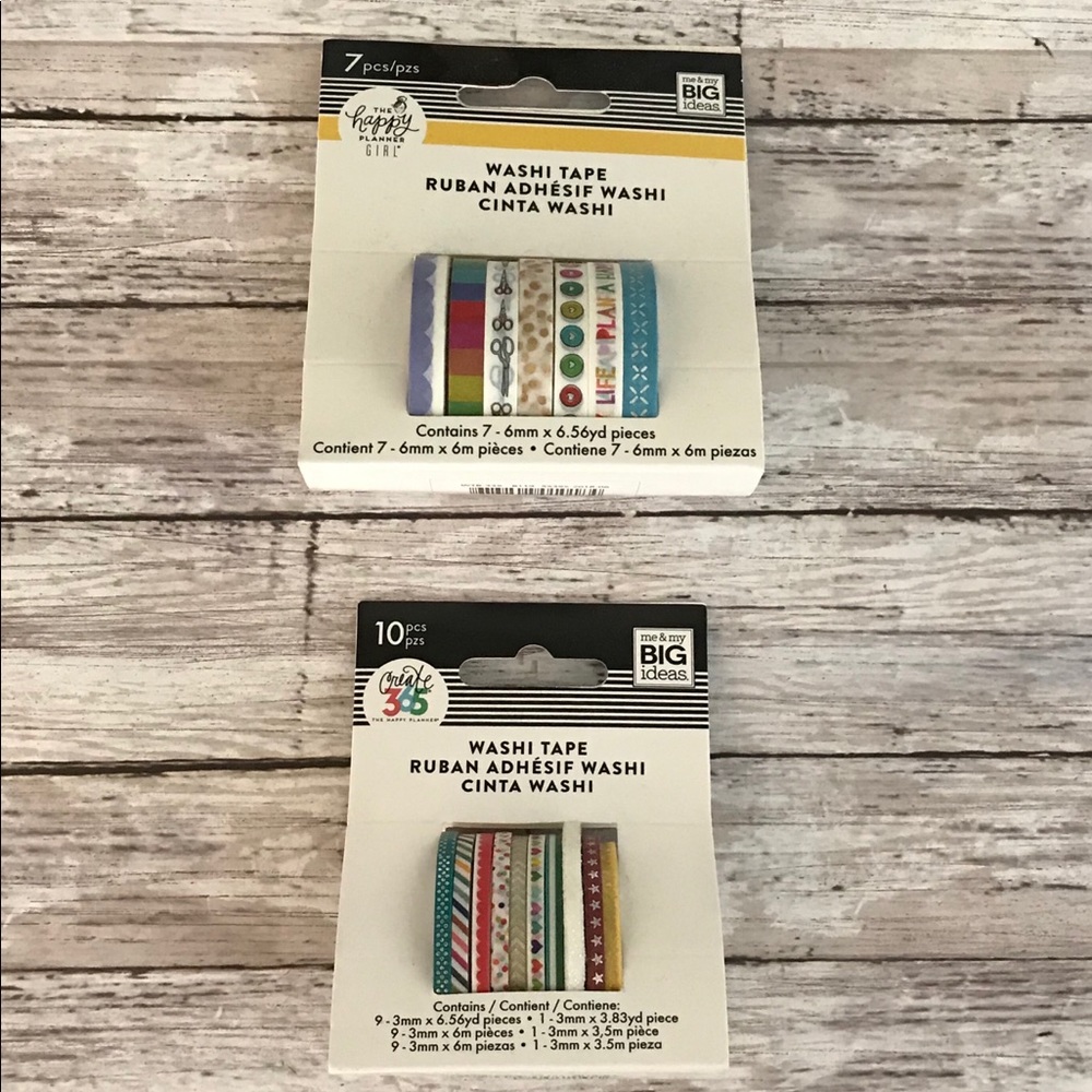 SOLD Happy Planner Miss Maker washi sets